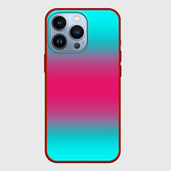 Чехол iPhone 13 Pro Градиент текстура неон