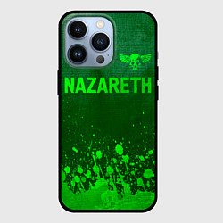 Чехол iPhone 13 Pro Nazareth - green gradient посередине