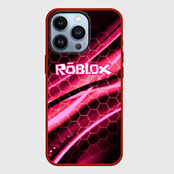 Чехол iPhone 13 Pro Roblox броня розовый