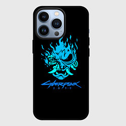 Чехол iPhone 13 Pro Cyberpunk 2077 logo game