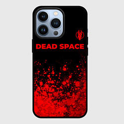 Чехол для iPhone 13 Pro Dead Space - red gradient посередине, цвет: 3D-черный