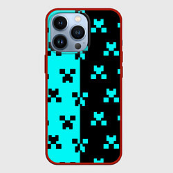 Чехол iPhone 13 Pro Minecraft pattern game