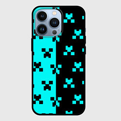 Чехол iPhone 13 Pro Minecraft pattern game