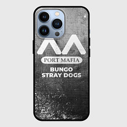 Чехол iPhone 13 Pro Bungo Stray Dogs - grey gradient