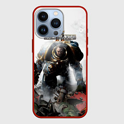 Чехол iPhone 13 Pro Warhammer 40000 space marine 2 poster