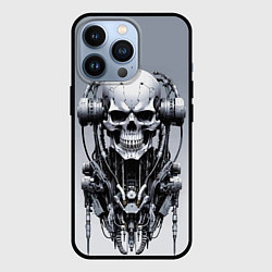 Чехол iPhone 13 Pro Cool cyber skull - ai art fantasy