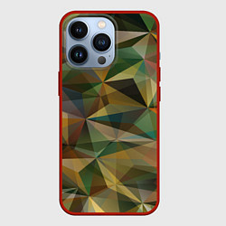 Чехол iPhone 13 Pro Милитари абстракция стекло