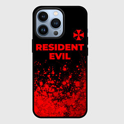 Чехол iPhone 13 Pro Resident Evil - red gradient посередине