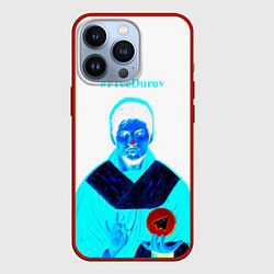 Чехол для iPhone 13 Pro FreeDurov, цвет: 3D-красный