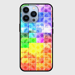 Чехол iPhone 13 Pro Brawl stars neon pattern logo