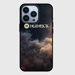 Чехол iPhone 13 Pro Deadlock лого и туман