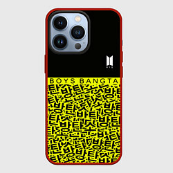 Чехол iPhone 13 Pro BTS pattern kpop