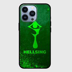 Чехол iPhone 13 Pro Hellsing - green gradient