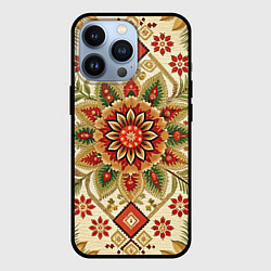 Чехол iPhone 13 Pro Русские классические узоры и орнамент