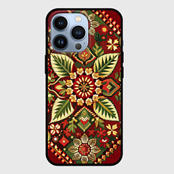 Чехол iPhone 13 Pro Русские классические узоры и орнамент