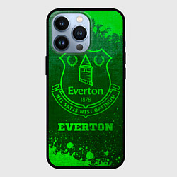 Чехол iPhone 13 Pro Everton - green gradient
