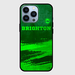 Чехол iPhone 13 Pro Brighton - green gradient посередине