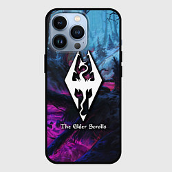 Чехол iPhone 13 Pro Skyrim game steel