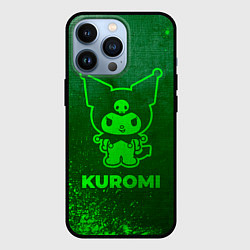 Чехол iPhone 13 Pro Kuromi - green gradient