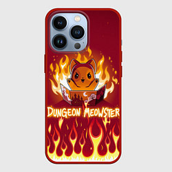 Чехол для iPhone 13 Pro Mr DnD Meowster, цвет: 3D-красный