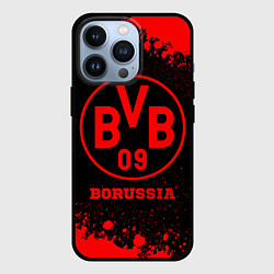 Чехол iPhone 13 Pro Borussia - red gradient