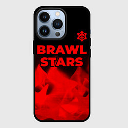 Чехол iPhone 13 Pro Brawl Stars - red gradient посередине