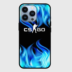 Чехол iPhone 13 Pro CGGO blue flame