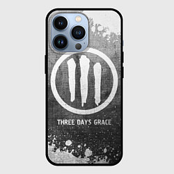 Чехол для iPhone 13 Pro Three Days Grace - grey gradient, цвет: 3D-черный