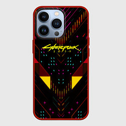 Чехол iPhone 13 Pro Cyberpunk2077 geometry