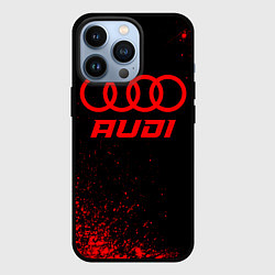 Чехол iPhone 13 Pro Audi - red gradient