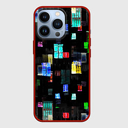 Чехол iPhone 13 Pro Окна ночного города