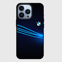 Чехол iPhone 13 Pro BMW line blue