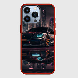 Чехол iPhone 13 Pro Porshe night city