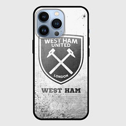 Чехол iPhone 13 Pro West Ham - white gradient