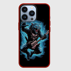 Чехол iPhone 13 Pro Оборотень гитарист
