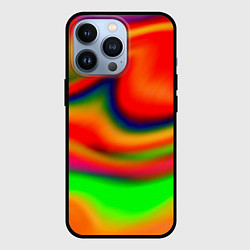 Чехол iPhone 13 Pro Неоновые разводы краски