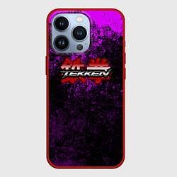 Чехол для iPhone 13 Pro Tekken брызги красок, цвет: 3D-красный