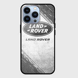 Чехол для iPhone 13 Pro Land Rover - white gradient, цвет: 3D-черный