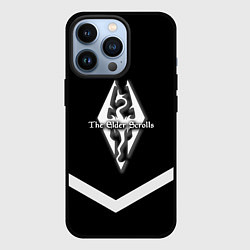 Чехол iPhone 13 Pro The Elder Scrolls geometry steel