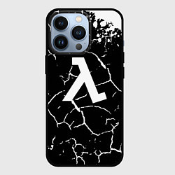 Чехол iPhone 13 Pro Half life pattern краски