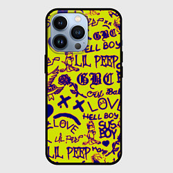 Чехол iPhone 13 Pro Lil peep rap pattern