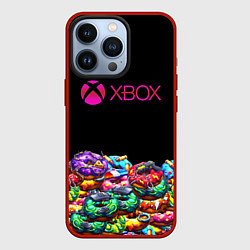 Чехол iPhone 13 Pro Xbox пончики