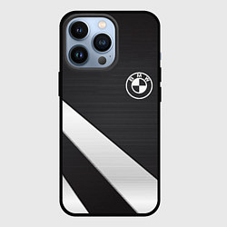 Чехол для iPhone 13 Pro BMW sport line geometry steel, цвет: 3D-черный