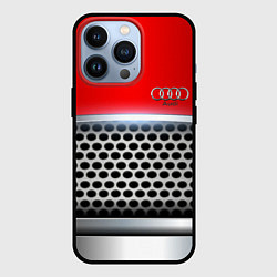 Чехол iPhone 13 Pro AUDI metal collection game