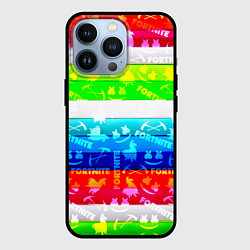 Чехол iPhone 13 Pro Fortnite color line