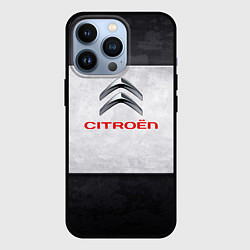 Чехол iPhone 13 Pro Citroen grey metal