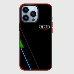 Чехол iPhone 13 Pro AUDI geometry line