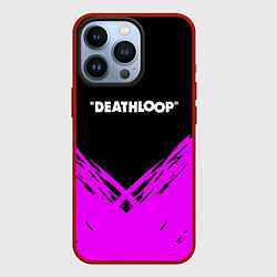 Чехол iPhone 13 Pro Deathloop neon geometry