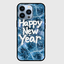 Чехол iPhone 13 Pro Happy New year with snow on ice