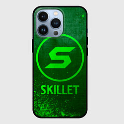 Чехол iPhone 13 Pro Skillet - green gradient